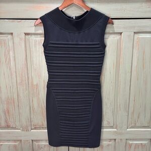 All Saints Mini Dress Black Bodycon 4